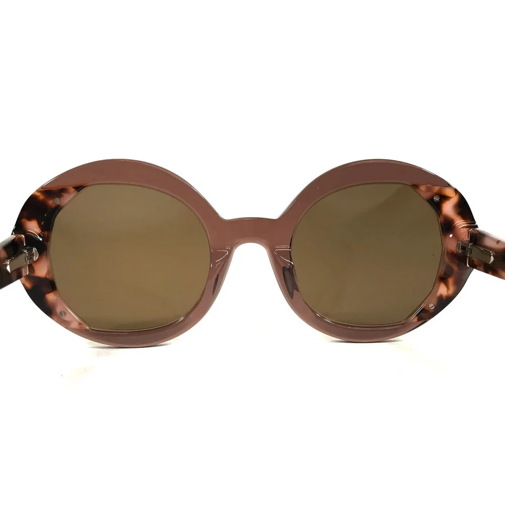 J.F. Rey Sunglasses AMANDA 9893 Brown Pink Tortoise with Brown Polarized Lenses